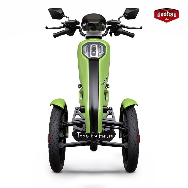 Электрический скутер Трицикл Doohan iTango HO-1200W Зеленый Электрический скутер Трицикл Doohan iTango HO-1200W Зеленый